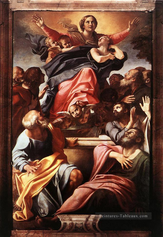 Assomption de la Vierge Marie Baroque Annibale Carracci Peintures à l'huile
